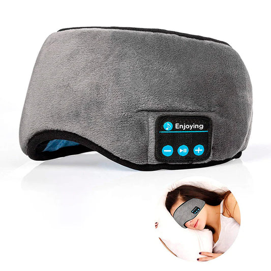 Tapa Olho com Fone de Ouvido Bluetooth
